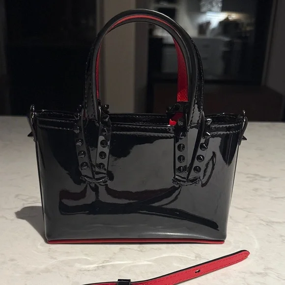 Christian Louboutin Black and Red Women's Handbag - Picture 3 of 14